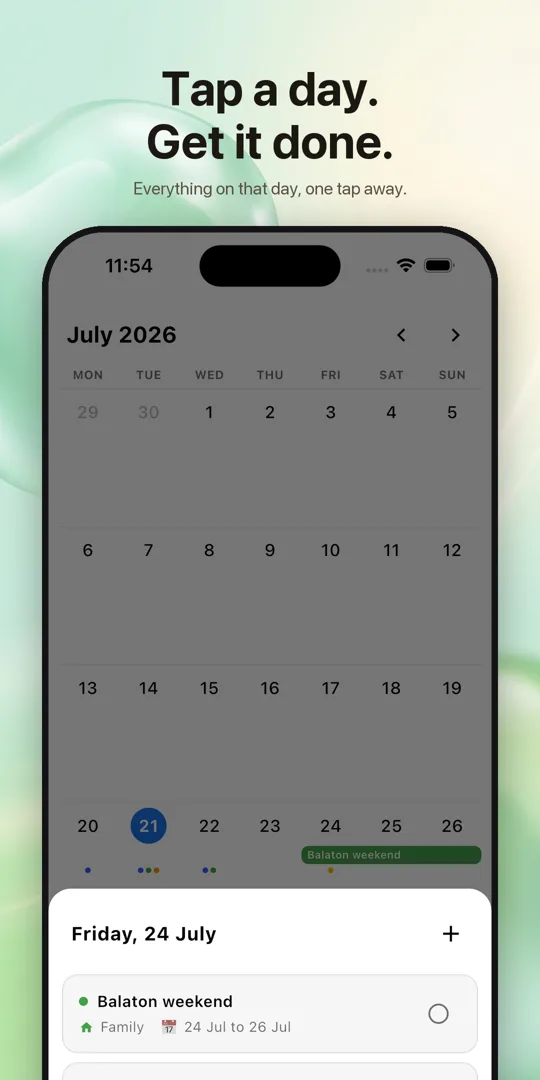 Task editor with reminders